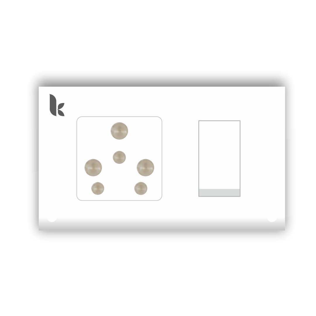 6 & 16A Switch Socket Combined