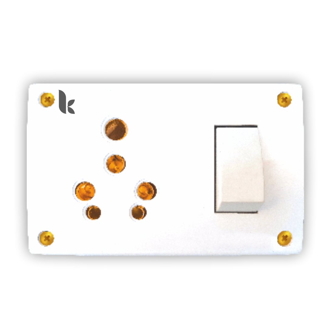 6 & 16A Switch Socket Combined